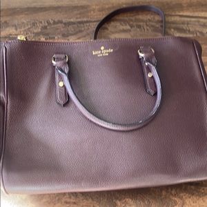 Kate Spade (New) Merlot Satchel Purse